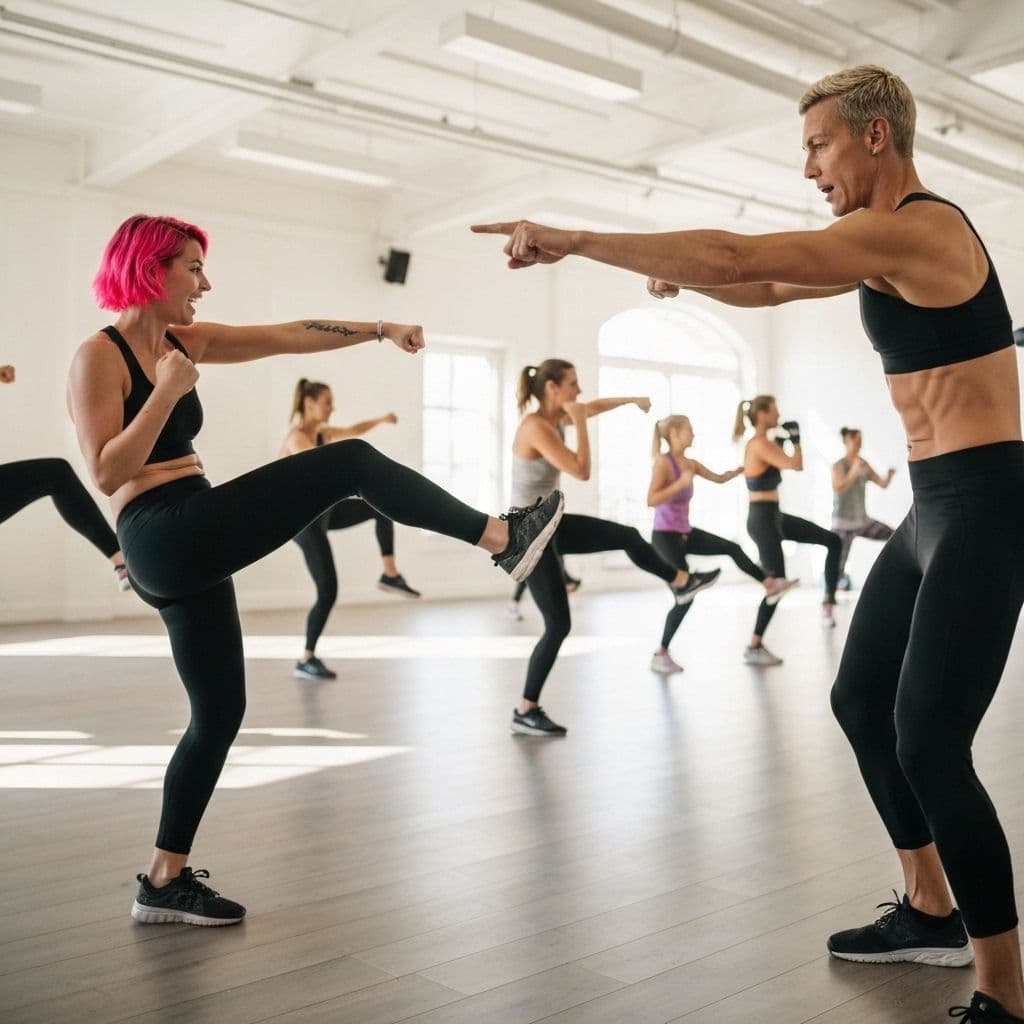 Cardio Kickboxing class