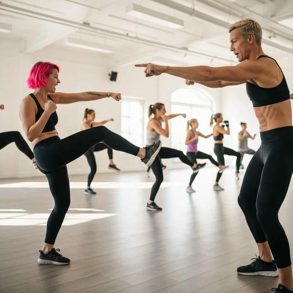 Cardio Kickboxing class